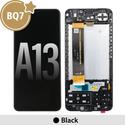 Samsung Galaxy A13 A135F BQ7 LCD Screen Replacement Digitizer with Frame-Black (As the same as service pack, but not from official Samsung) Samsung Galaxy A13 A135F BQ7 LCD Screen Replacement Digitizer with Frame-Black (As the same as service pack, but not from official Samsung)